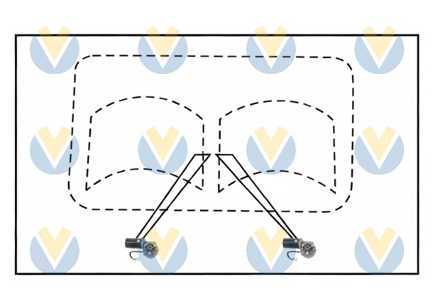 KG-009 Single Vertical Wiper Assembly